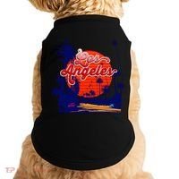Santa Monica Los Angeles Palm Trees Scenic Doggie Tank thumb 0