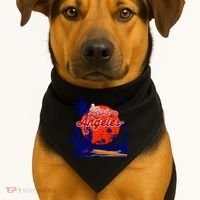 Santa Monica Los Angeles Palm Trees Scenic USA-Made Doggie Bandana thumb 1