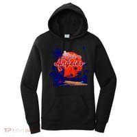 Santa Monica Los Angeles Palm Trees Scenic Women's Hoodie thumb 0