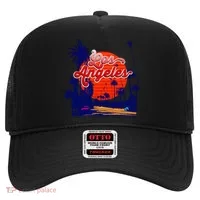 Santa Monica Los Angeles Palm Trees Scenic Hat thumb 0
