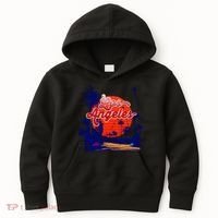Santa Monica Los Angeles Palm Trees Scenic Kids Hoodie thumb 0