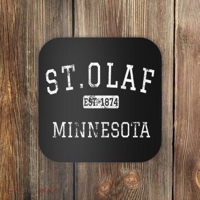 St.Olaf Minnesota Mn Vintage Coaster