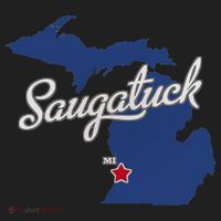 Saugatuck Michigan MI Map Hat thumb 2