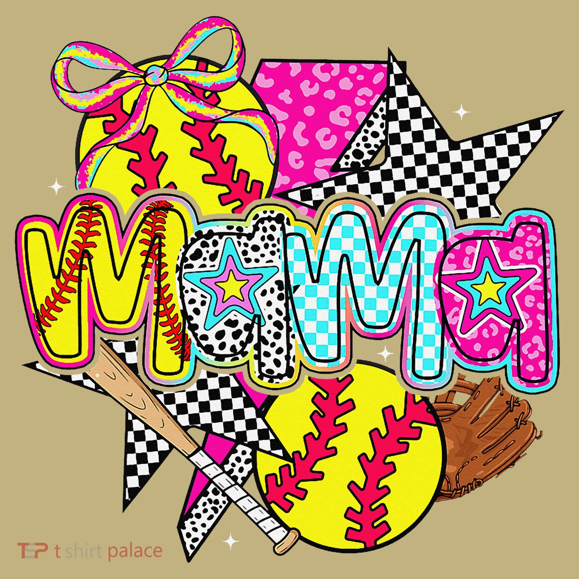 Softball Mama Mom Softball Game Day Vibes Mothers Day Women Polo