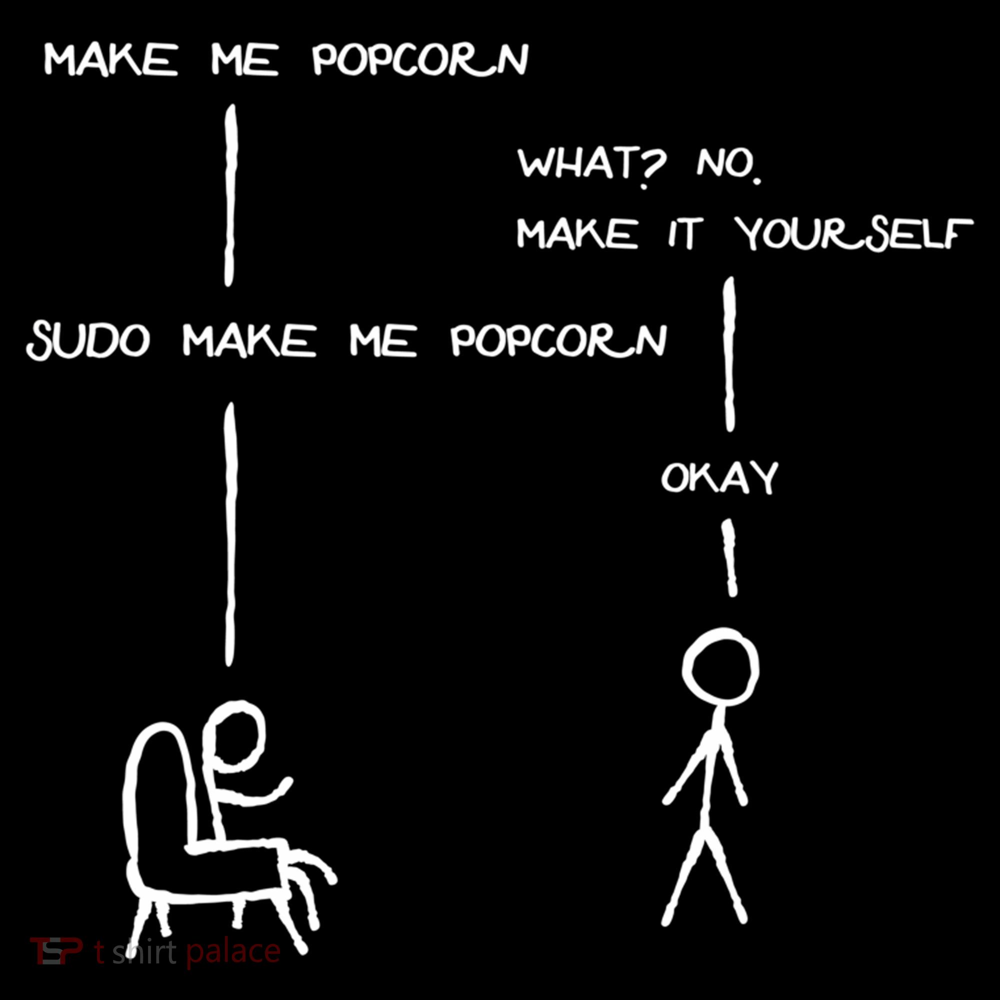 Sudo Make Me Popcorn - Funny Programming Jokes Coffee Mug