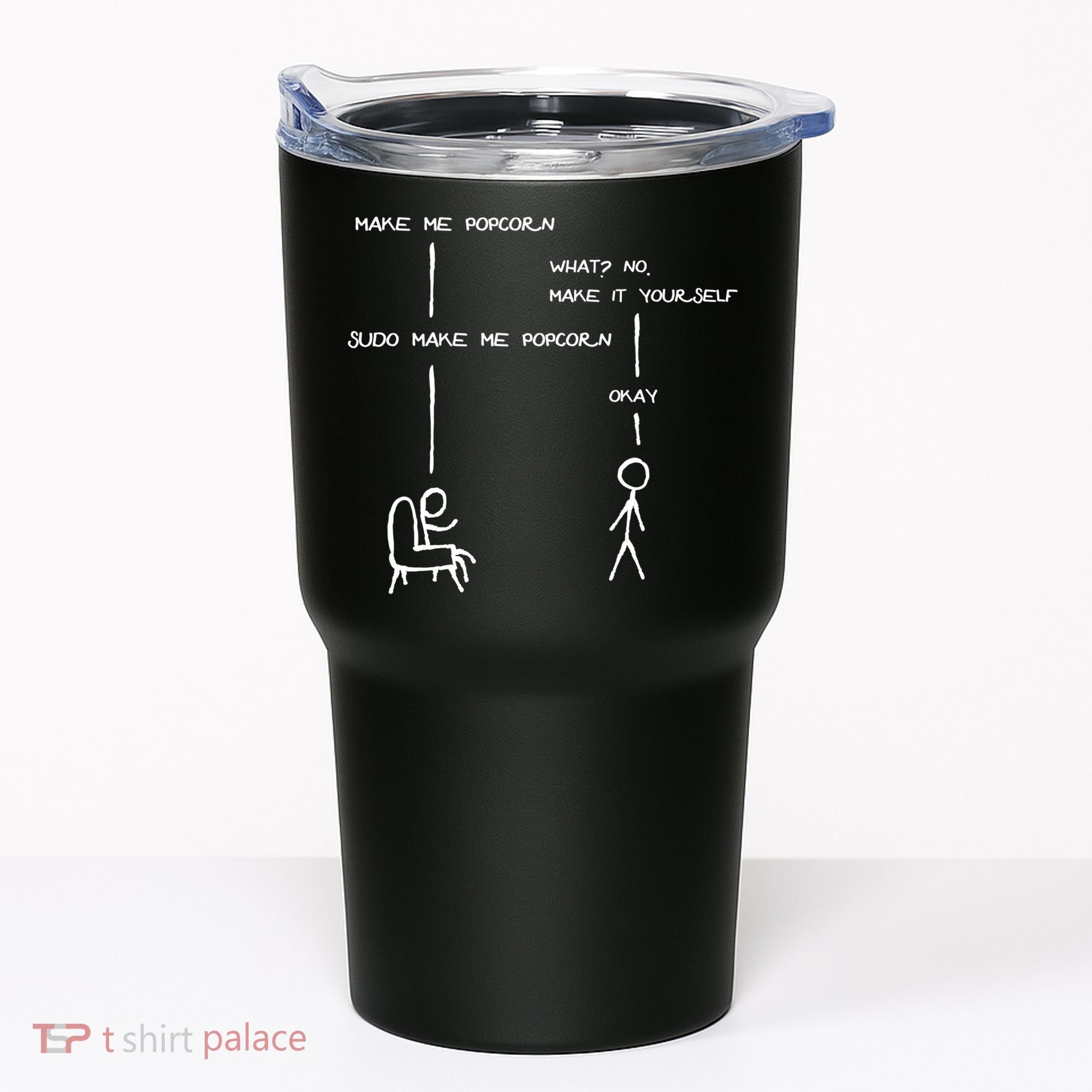 Sudo Make Me Popcorn - Funny Programming Jokes Tumbler