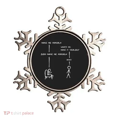 Sudo Make Me Popcorn - Funny Programming Jokes Ornament