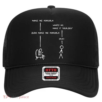 Sudo Make Me Popcorn - Funny Programming Jokes Hat