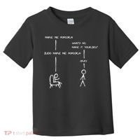 Sudo Make Me Popcorn - Funny Programming Jokes Toddler T-Shirt thumb 0