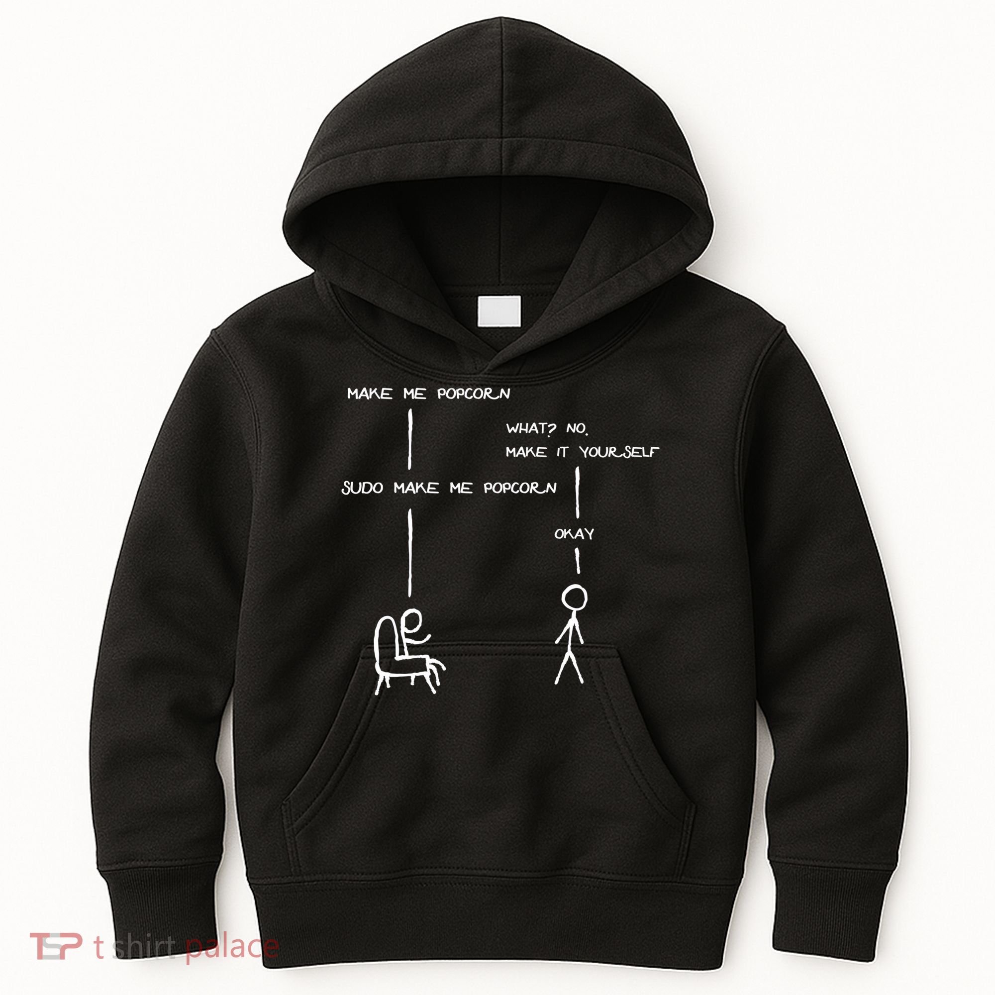 Sudo Make Me Popcorn - Funny Programming Jokes Kids Hoodie