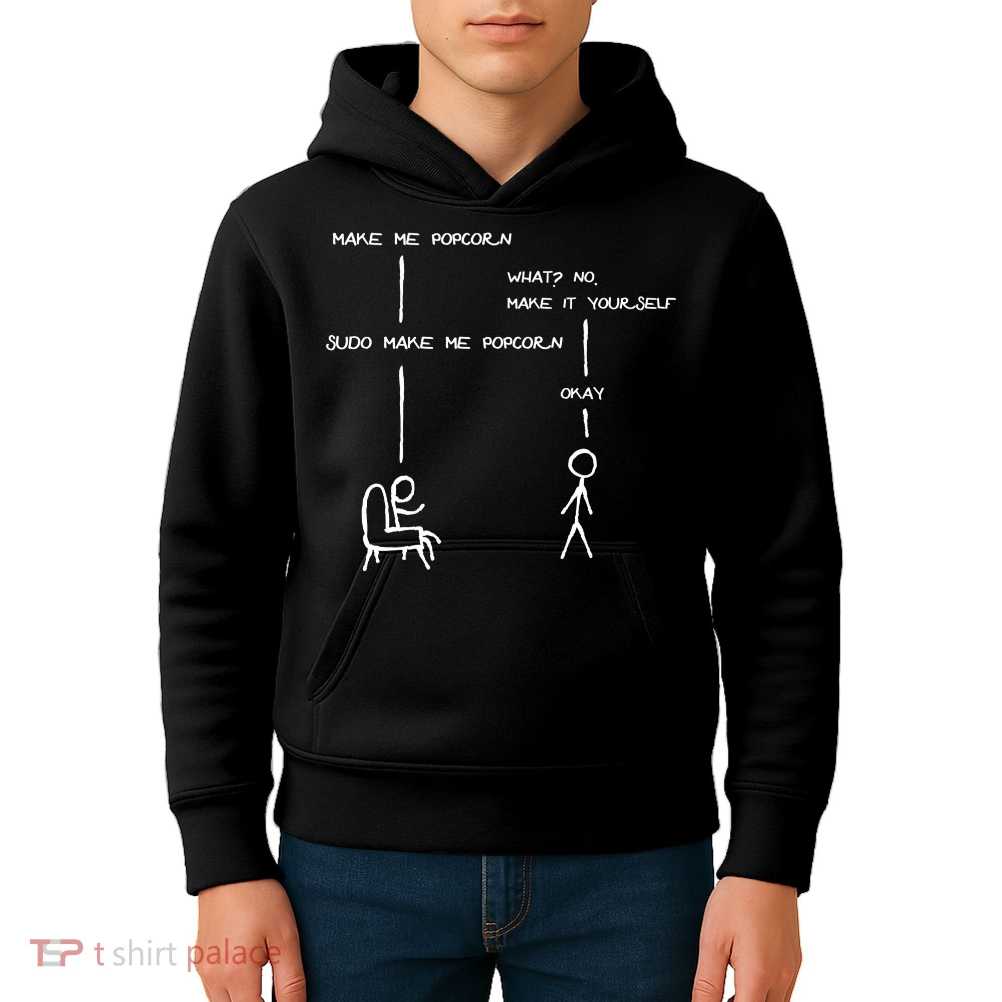 Sudo Make Me Popcorn - Funny Programming Jokes Kids Hoodie