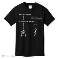 Sudo Make Me Popcorn - Funny Programming Jokes Kids T-Shirt thumb 0