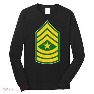 Sergeant Major Military Badge Long Sleeve Shirt