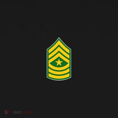 Sergeant Major Military Badge Sustainable Bucket Hat