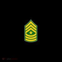 Sergeant Major Military Badge Coaster thumb 2