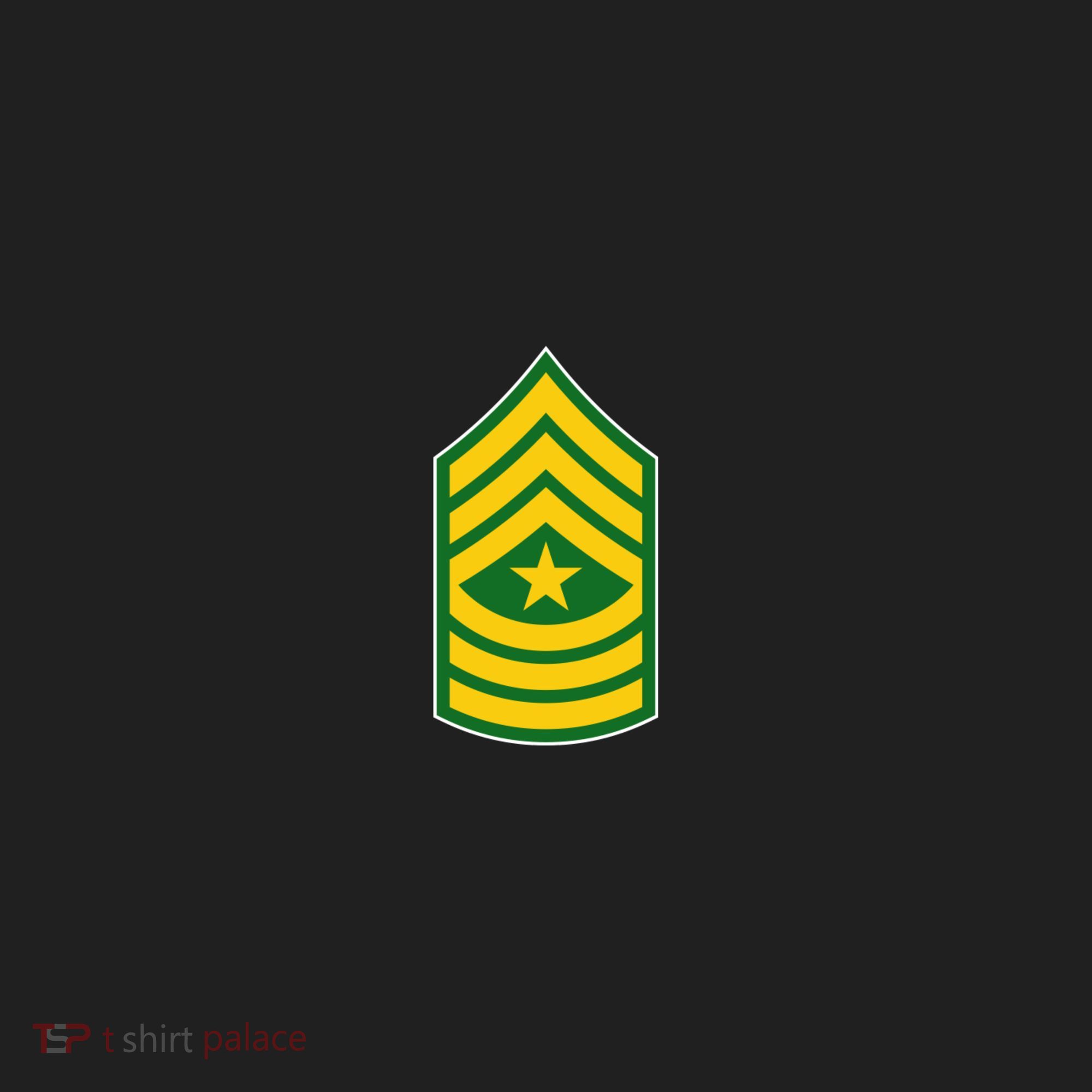 Sergeant Major Military Badge Hat