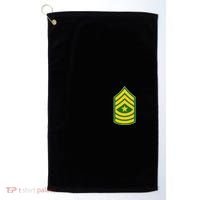 Sergeant Major Military Badge Golf Towel thumb 0