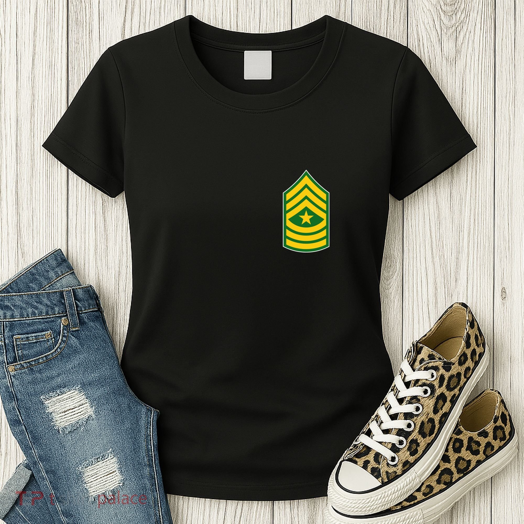 Sergeant Major Military Badge Women's T-Shirt