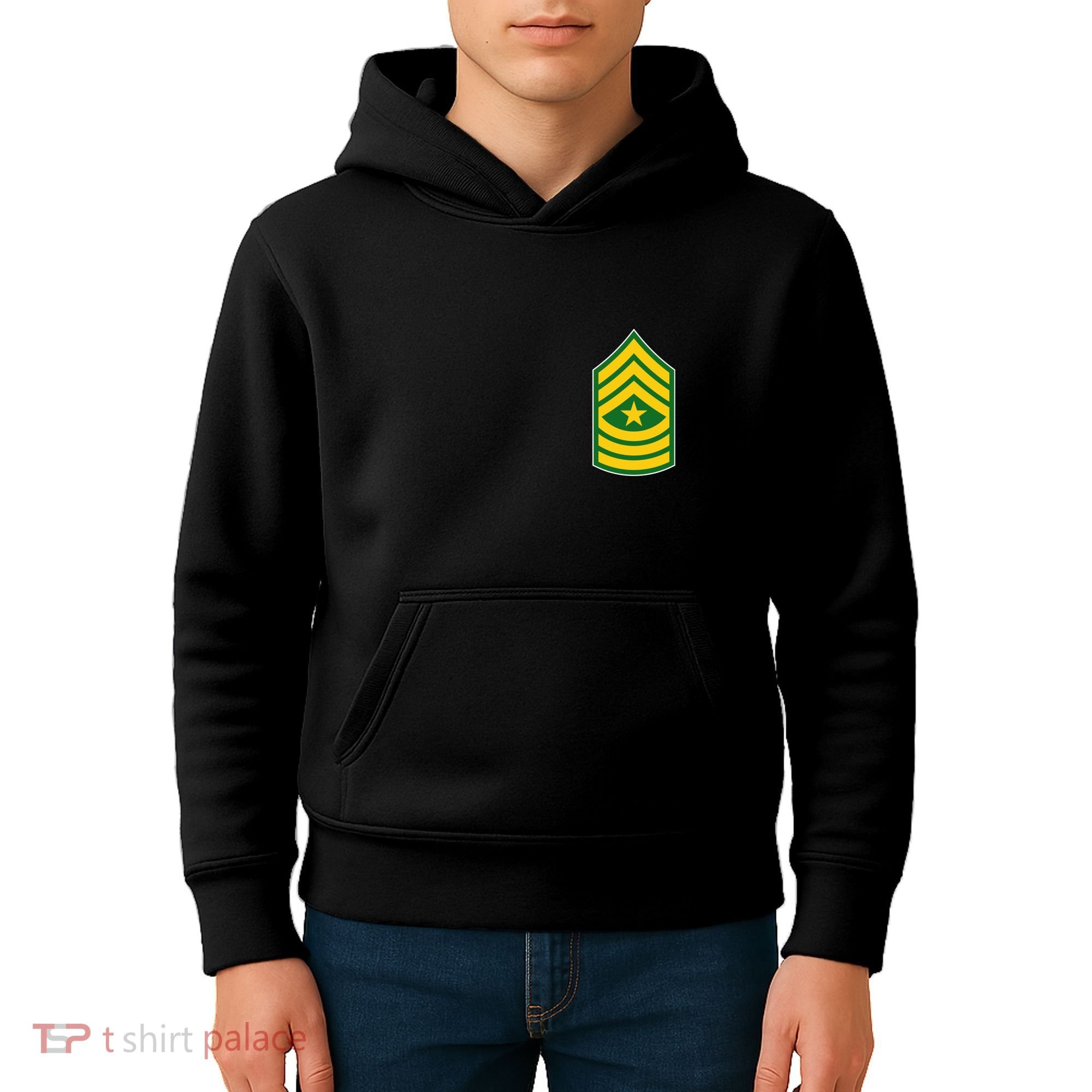 Sergeant Major Military Badge Kids Hoodie