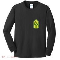 Sergeant Major Military Badge Kids Long Sleeve Shirt thumb 0