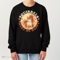 Squirrels Make Me Happy | Squirrel Lover Gift Women's Sweatshirt thumb 0