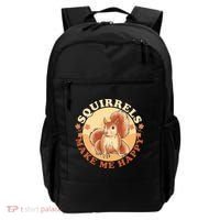 Squirrels Make Me Happy | Squirrel Lover Gift Backpack thumb 0