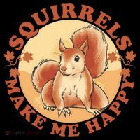 Squirrels Make Me Happy | Squirrel Lover Gift Coffee Mug thumb 5