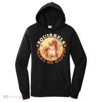 Squirrels Make Me Happy | Squirrel Lover Gift Women's Hoodie thumb 0