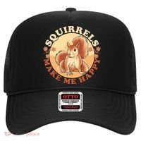 Squirrels Make Me Happy | Squirrel Lover Gift Hat thumb 0