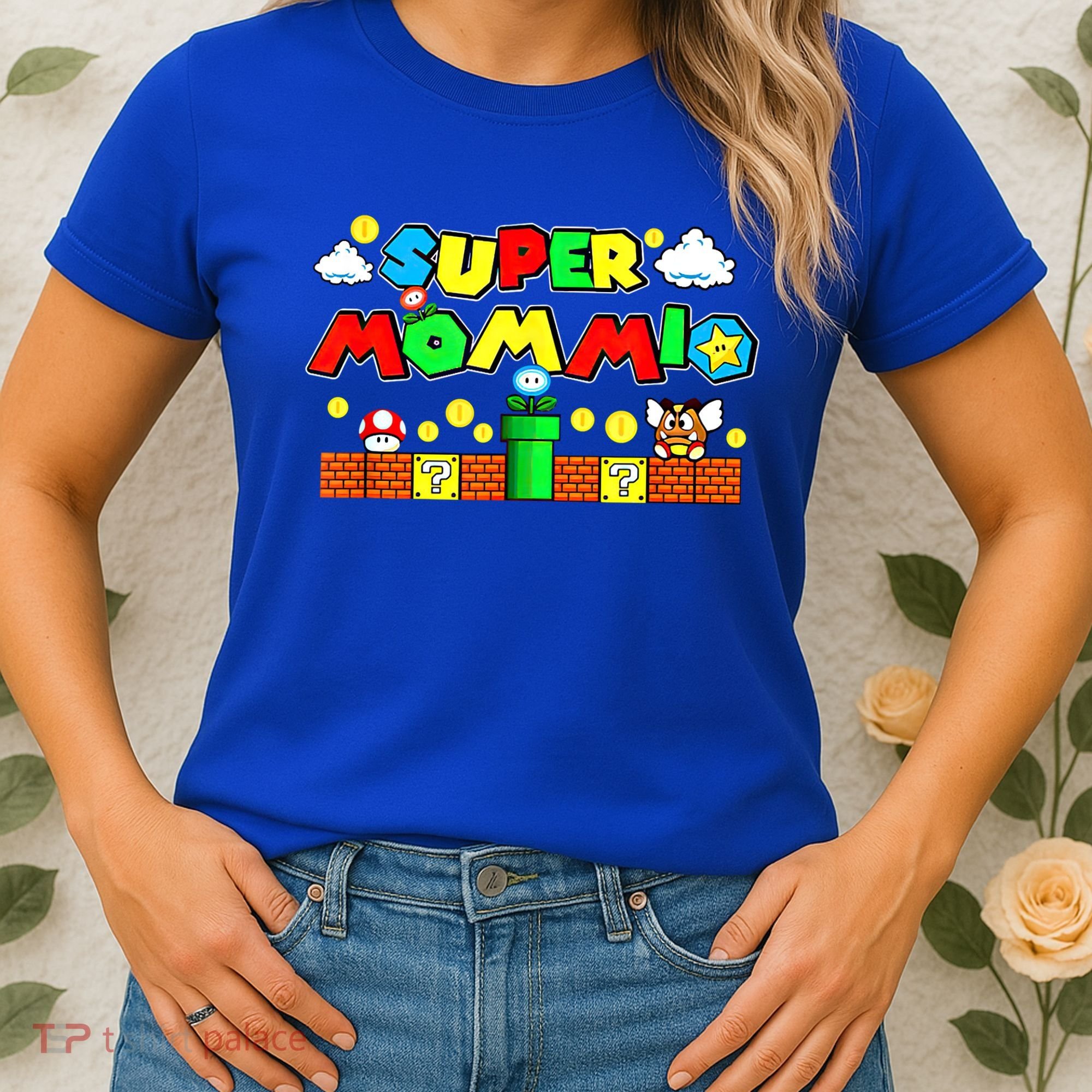 Super Mommio Mommy Mother Nerdy Video Gaming Love Meaningful Gift Women's T-Shirt
