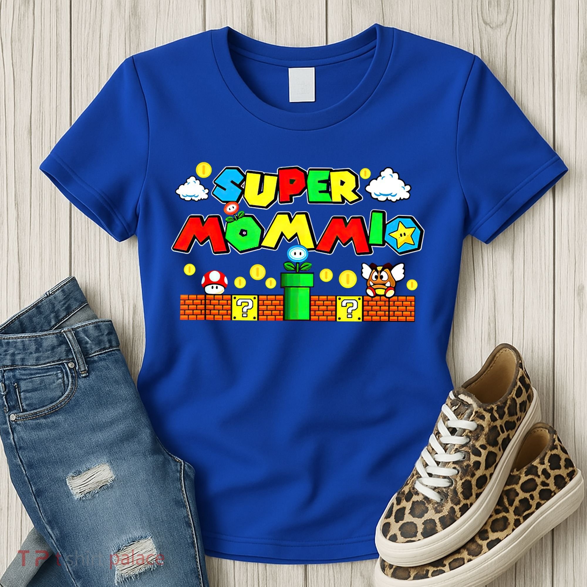 Super Mommio Mommy Mother Nerdy Video Gaming Love Meaningful Gift Women's T-Shirt