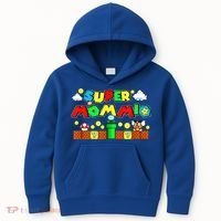 Super Mommio Mommy Mother Nerdy Video Gaming Love Meaningful Gift Kids Hoodie thumb 0
