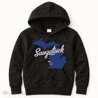 Saugatuck Michigan MI Map Kids Hoodie thumb 0