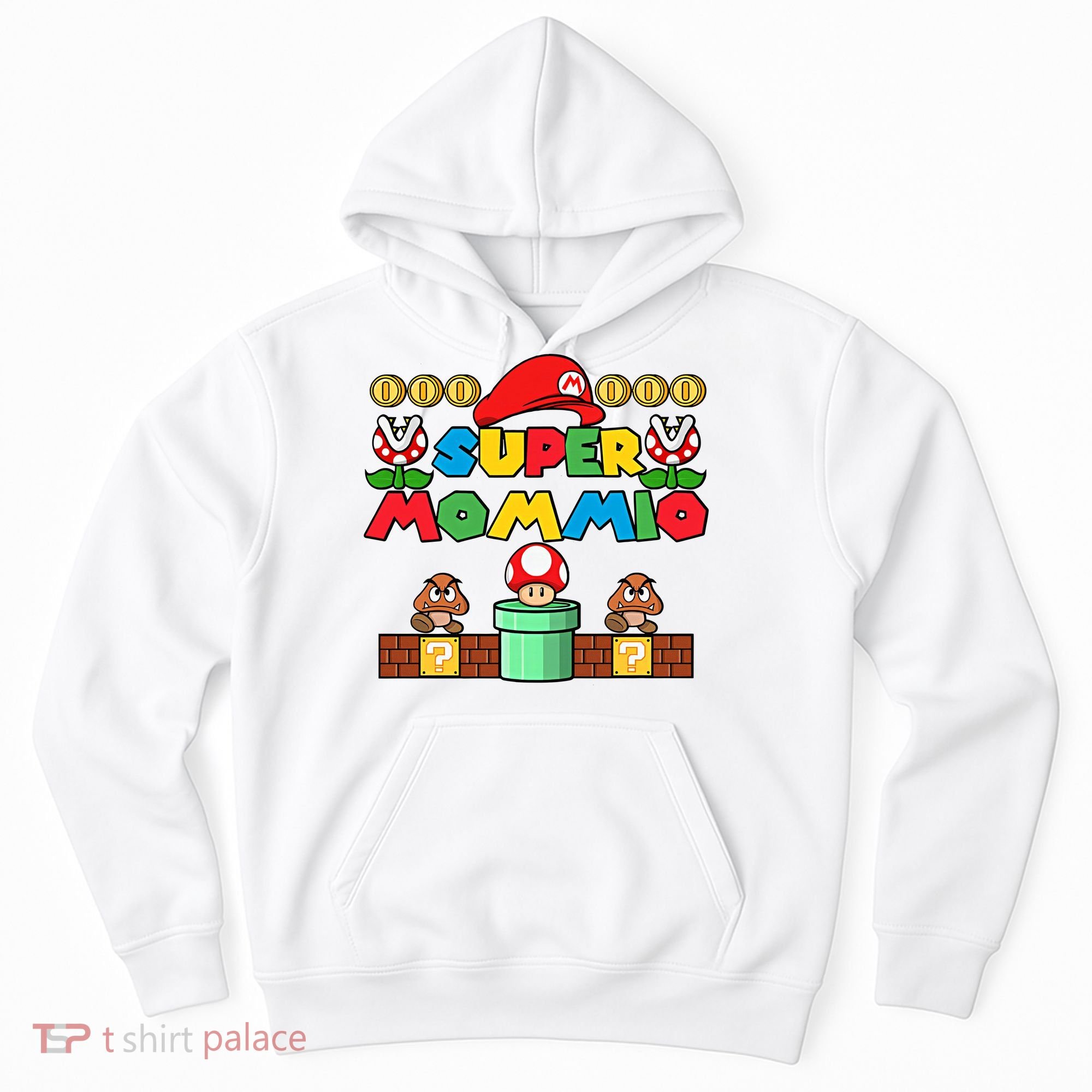 Super Mommio Mother's Day Gift Super Mama Super Mom Gamer Game Lover Hoodie