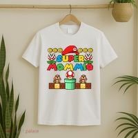 Super Mommio Mother's Day Gift Super Mama Super Mom Gamer Game Lover T-Shirt thumb 2
