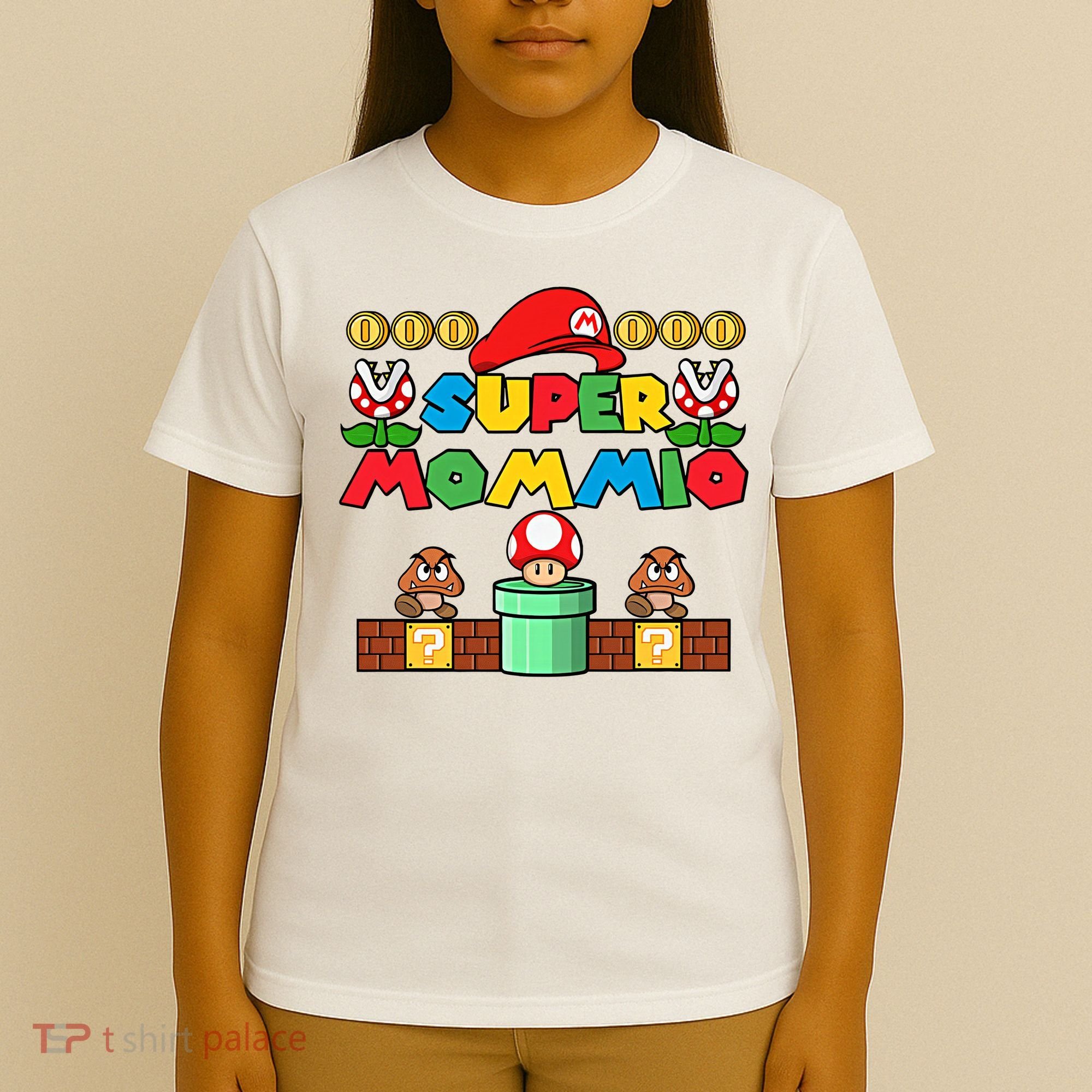 Super Mommio Mother's Day Gift Super Mama Super Mom Gamer Game Lover T-Shirt