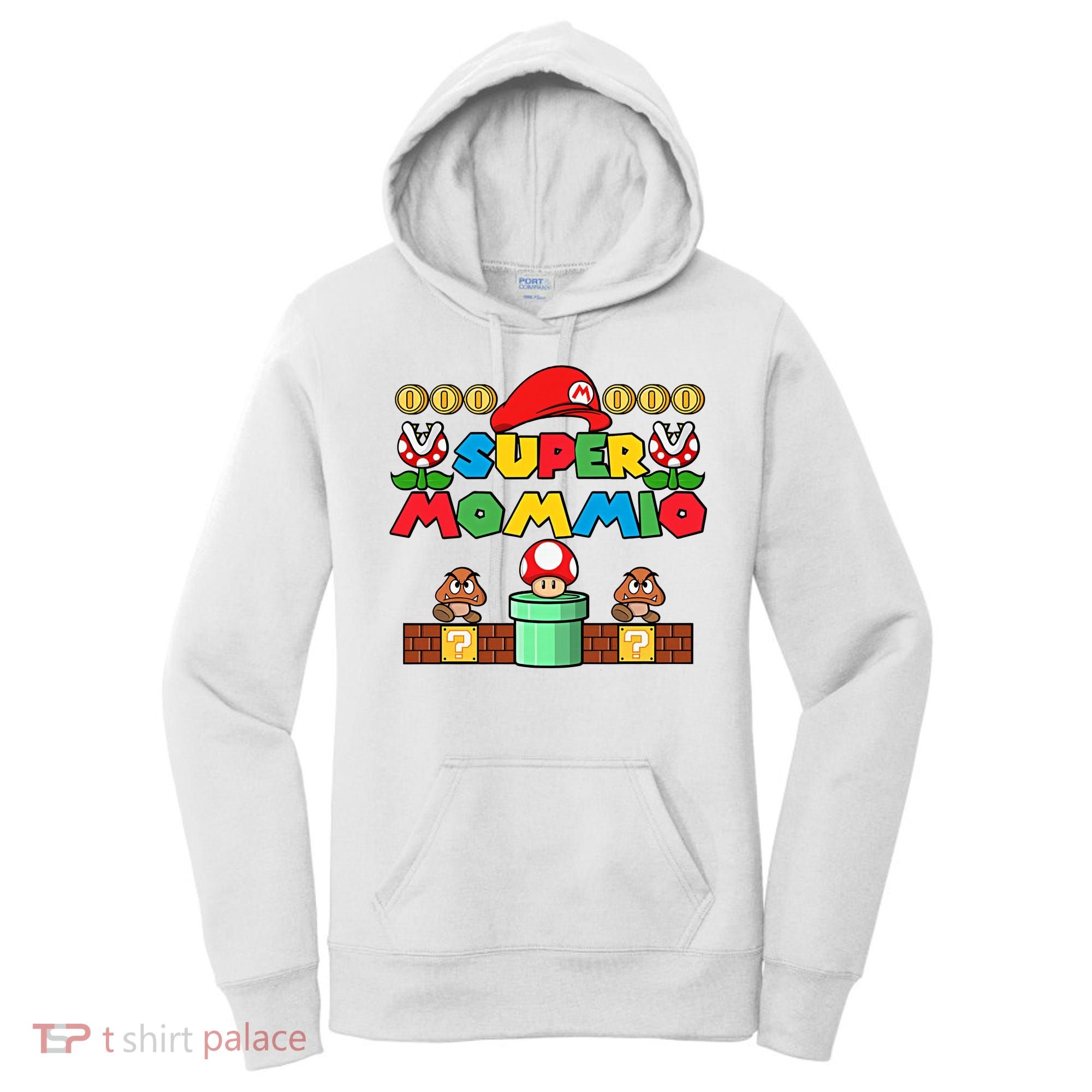 Super Mommio Mother's Day Gift Super Mama Super Mom Gamer Game Lover Women's Hoodie