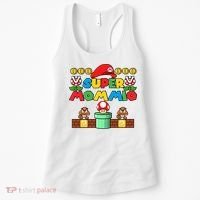Super Mommio Mother's Day Gift Super Mama Super Mom Gamer Game Lover Women's Tank Top thumb 0