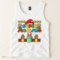 Super Mommio Mother's Day Gift Super Mama Super Mom Gamer Game Lover Tank Top thumb 2