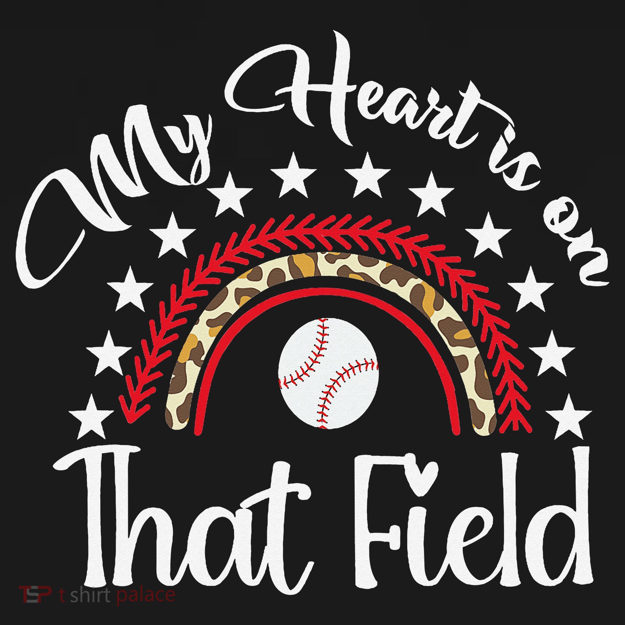 Softball Mom My Heart Is On That Field Women Mother Day Coaster