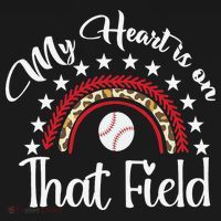 Softball Mom My Heart Is On That Field Women Mother Day Women's Hoodie thumb 2