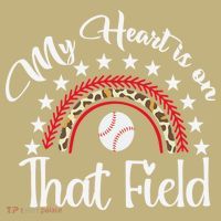 Softball Mom My Heart Is On That Field Women Mother Day Mousepad thumb 1