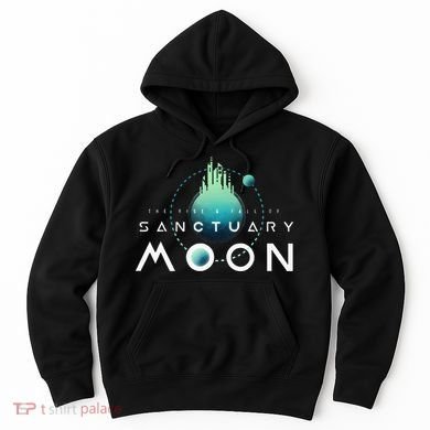 Sanctuary Moon Murderbot Funny Moon Space Science Fiction Hoodie
