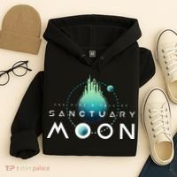 Sanctuary Moon Murderbot Funny Moon Space Science Fiction Hoodie thumb 4