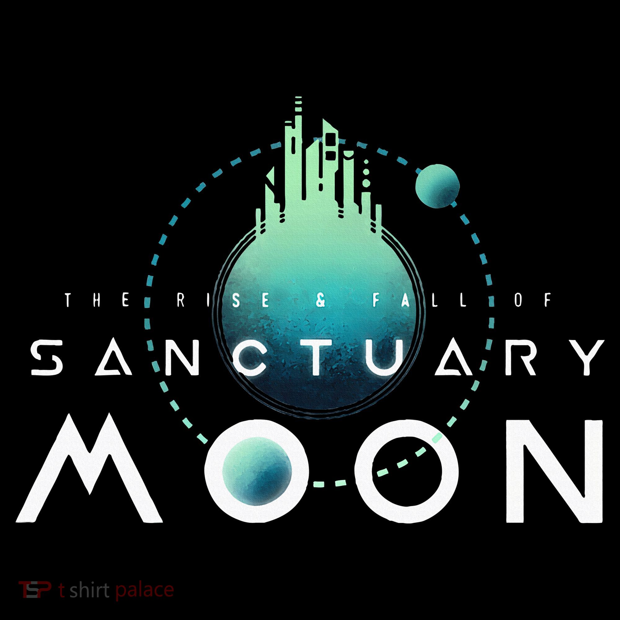 Sanctuary Moon Murderbot Funny Moon Space Science Fiction Hoodie