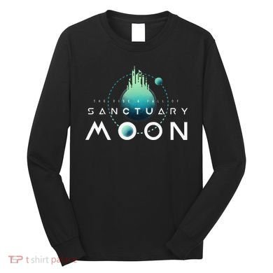 Sanctuary Moon Murderbot Funny Moon Space Science Fiction Long Sleeve Shirt