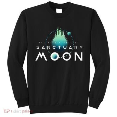 Sanctuary Moon Murderbot Funny Moon Space Science Fiction Sweatshirt
