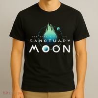 Sanctuary Moon Murderbot Funny Moon Space Science Fiction T-Shirt thumb 3