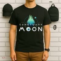 Sanctuary Moon Murderbot Funny Moon Space Science Fiction T-Shirt thumb 6
