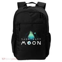 Sanctuary Moon Murderbot Funny Moon Space Science Fiction Backpack thumb 0